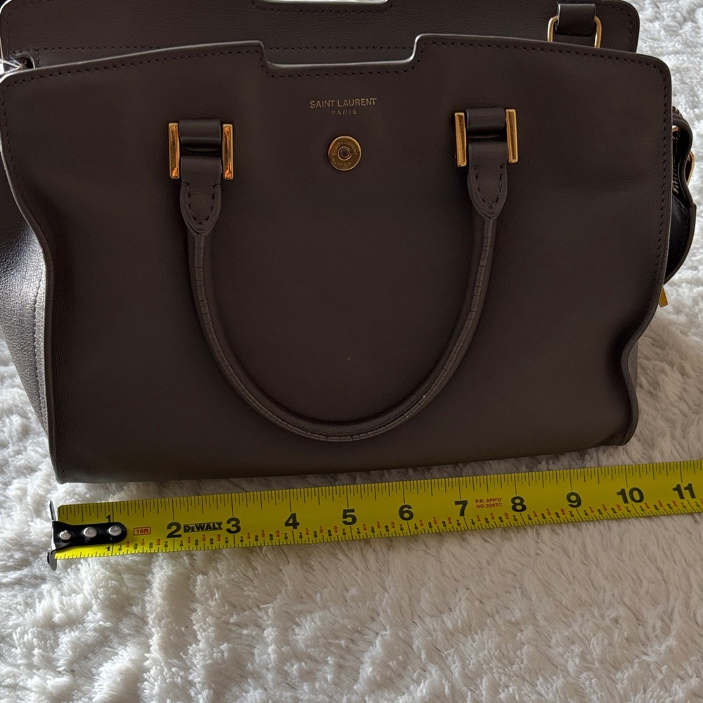 Saint Laurent Cabas Baby in Gray - Picture 11 of 16